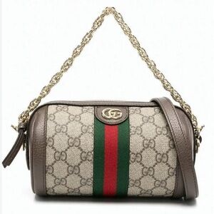 GUCCI Ophidia GG logo mini cylinder crossbody bag
